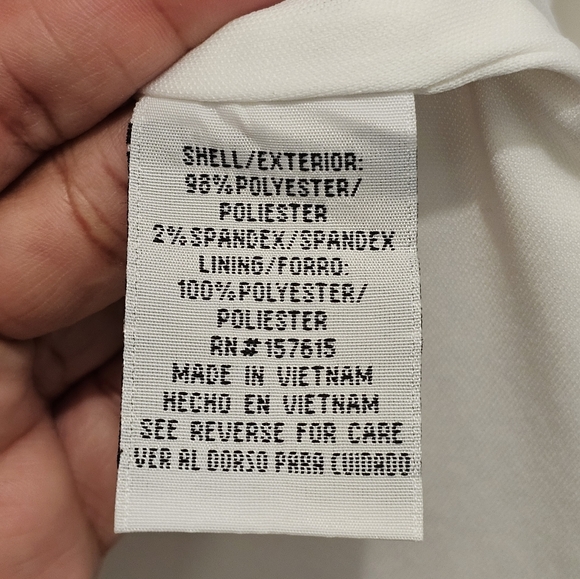 Leslie Fay Floral Ruffle 3/4 Flutter Sleeve Shift Lined Zip Dress, EUC - Picture 4 of 7